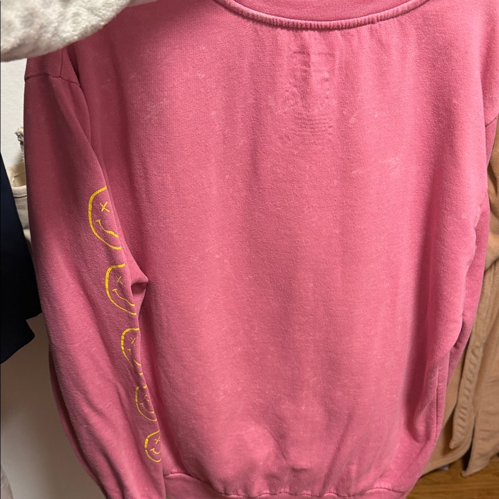 Urban Outfitters Pink Nirvana Graphic Sweatshirt - Picture 4 of 6